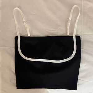 Edikted Black and White Tank Top